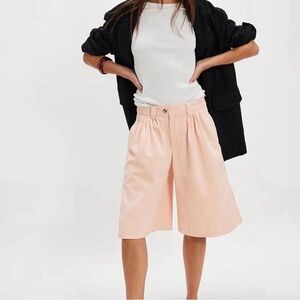 New FREE PEOPLE Sadie A-Line Long Shorts Size0